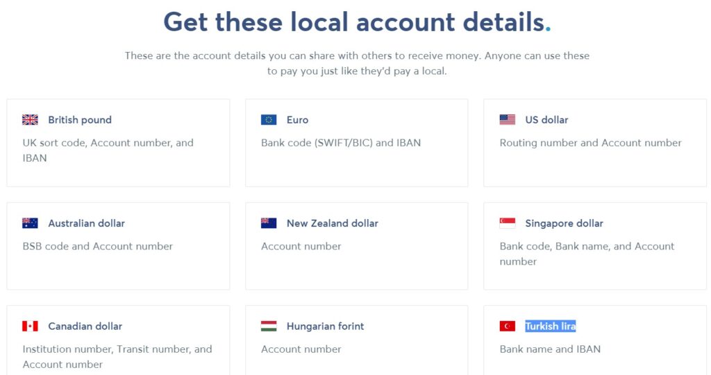wise local bank accounts for remote workers, freelancers, and digital nomads